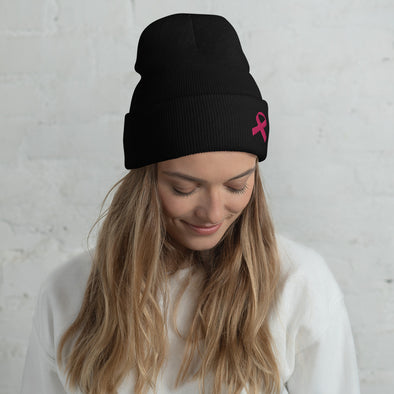 Breast Cancer Survivor Beanie Hat Survivor Beanie Hat Breast Cancer Ribbon Hat