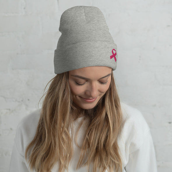 Breast Cancer Survivor Beanie Hat Survivor Beanie Hat Breast Cancer Ribbon Hat