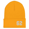Personalized Beanie Hat with Jersey Number
