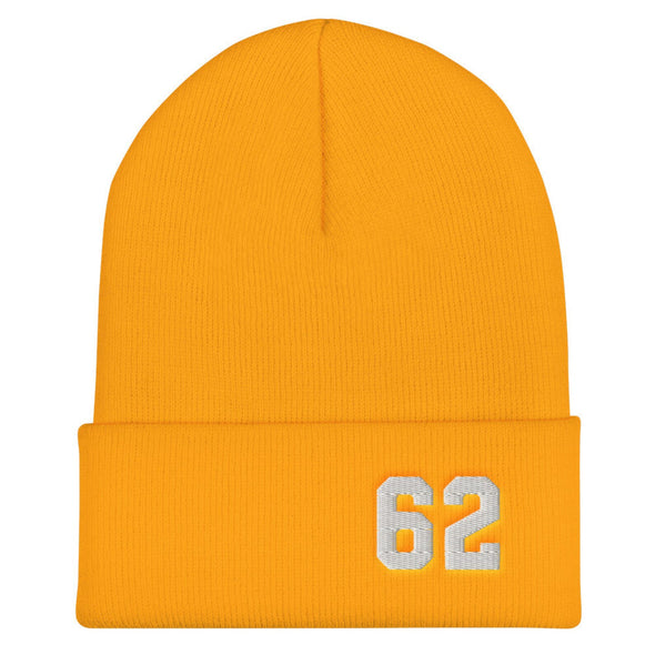 Personalized Beanie Hat with Jersey Number