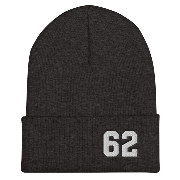 Personalized Beanie Hat with Jersey Number