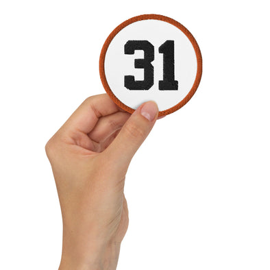 Personalized Patch with Embroidered Number