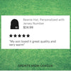 Personalized Beanie Hat with Jersey Number
