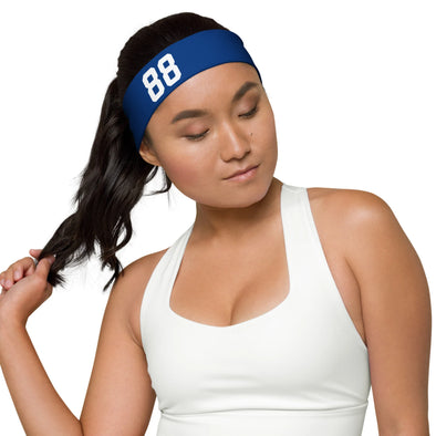 Personalized Sports Headband with Jersey Number