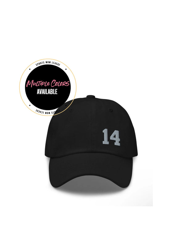 Personalized Hat with Jersey Number