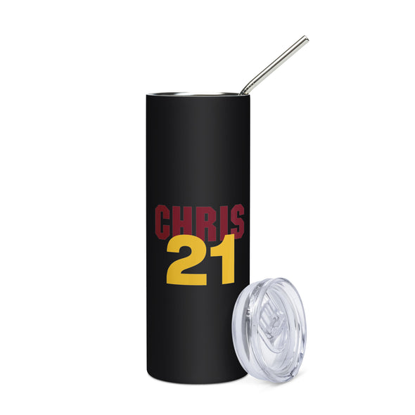 Personalized Tumbler for Athlete | Tumbler with Name and Jersey Number