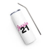 Tumbler with Jersey Number and Name | Tumbler for Athlete | Personalized Tumbler for Athlete