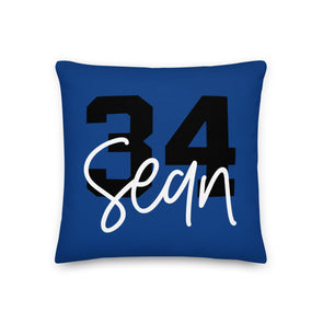 Personalized Sports Pillow with Jersey Number