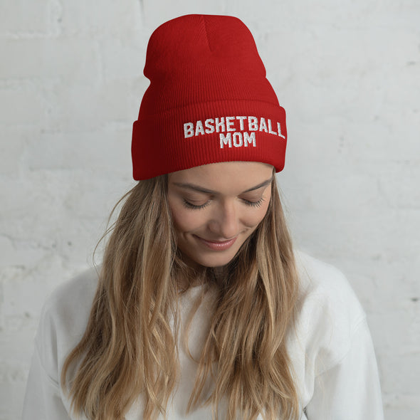 Basketball Mom Cuffed Beanie | Beanie Hat