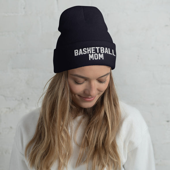 Basketball Mom Cuffed Beanie | Beanie Hat