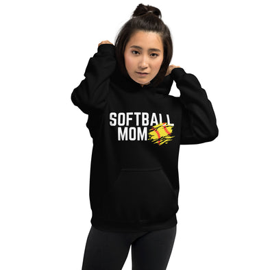 Softball Mom Hoodie | Multiple Colors Unisex Hoodie