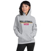 Volleyball Mom Unisex Hoodie | Personalize with Jersey Number (Optional)