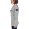 Volleyball Mom | Unisex Long Sleeve Tee | Personalize with Jersey Number (Optional)