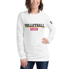 Volleyball Mom | Unisex Long Sleeve Tee | Personalize with Jersey Number (Optional)